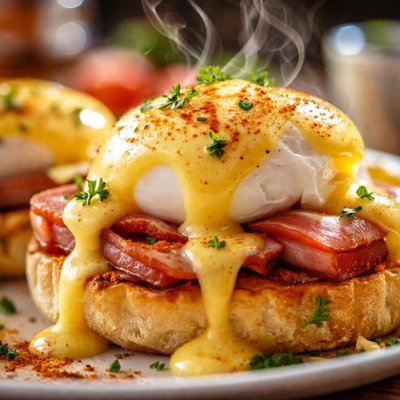 Image of Eggs Benedict a La Emeril