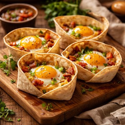 Image of Eggs in Tortillas