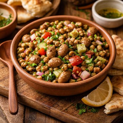 Image of Egyptian Fava Bean Salad Ww