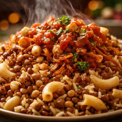 Image of Egyptian Lentils Rice and Macaroni