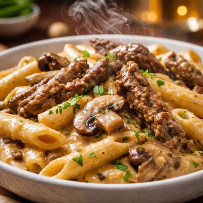 Image of Egyptian Pasta Stroganoff