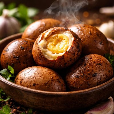 Image of Egyptian Slow Cooked Eggs Beid Hamine