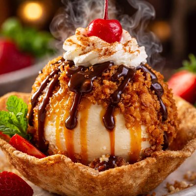 Image of El Chico Fried Ice Cream