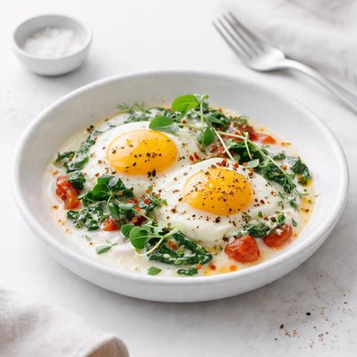 Image of Elegant Baked Eggs