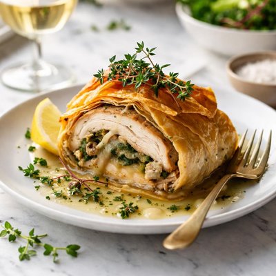 Image of Elegant Chicken in Phyllo