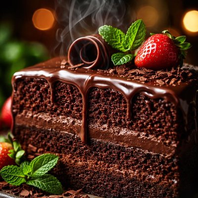 Image of Elegant Chocolate Cake
