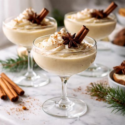 Image of Elegant Eggnog Dessert