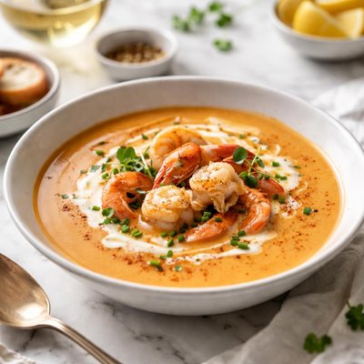 Image of Elegant Seafood Bisque