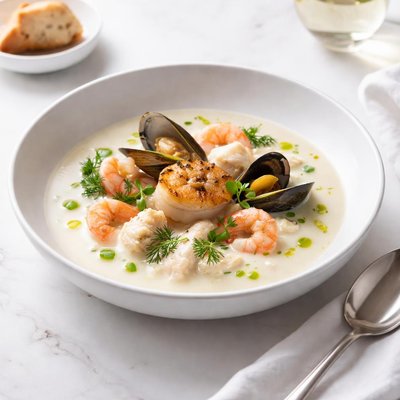 Image of Elegant Seafood Chowder