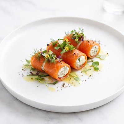 Image of Elegant Smoked Salmon Rolls