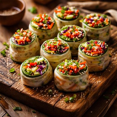 Image of Elegant Vegetable Rolls