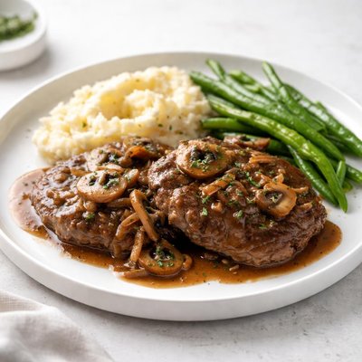 Image of Emeralized Salisbury Steak