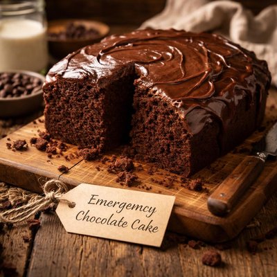 Image of Emergency Chocolate Cake