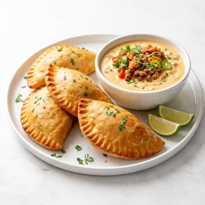 Image of Empanadas with Chili Cheese Sauce