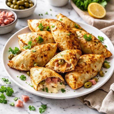 Image of Empanadas with Ham Cheese and Olives