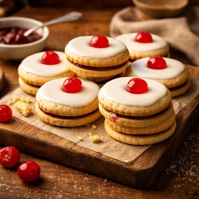 Image of Empire Biscuits a K a Cookies to Non Brits