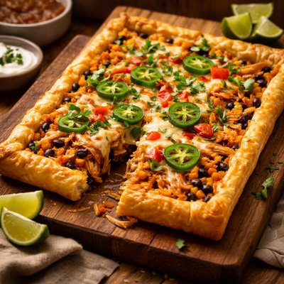 Image of Enchilada Chicken Tart