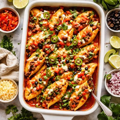 Image of Enchilada Stuffed Shells