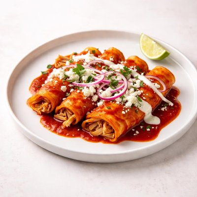 Image of Enchiladas Coloradas Red Enchiladas