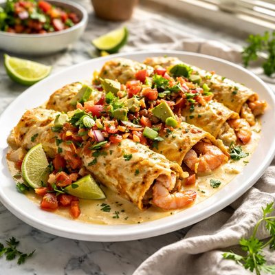 Image of Enchiladas Del Mar Seafood Enchiladas