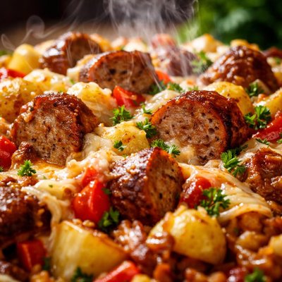 Image of End of the Week Sausage Casserole