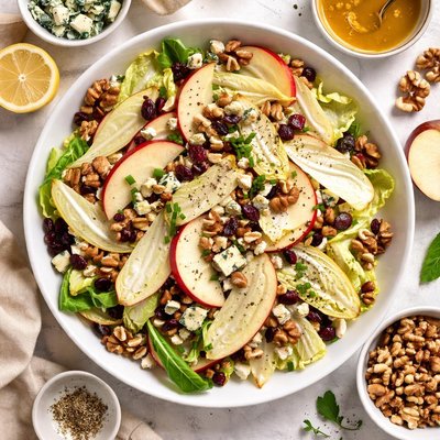 Image of Endive Salad with Apple and Walnuts