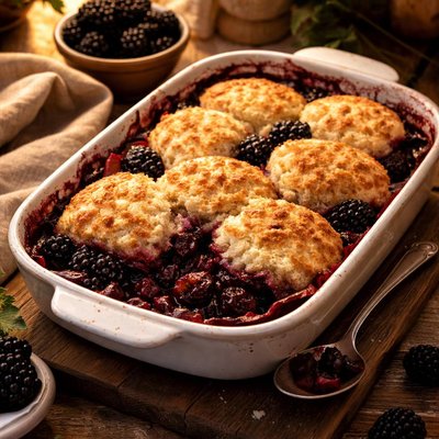 Image of English Blackberry Cobbler