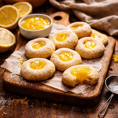 Image of English Lemon Curd Cookies