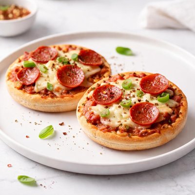 Image of English Muffin Pizza Girl Scout Style