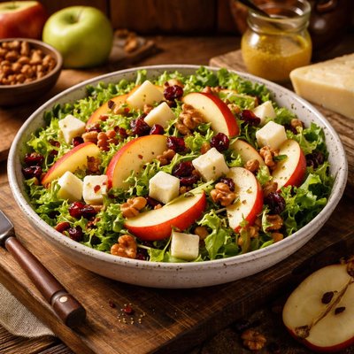 Image of Ensalada De Manzanas Con Manchego