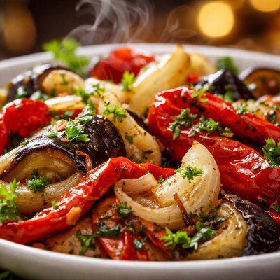 Image of Escalivada Roasted Vegetable Salad