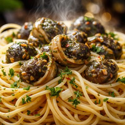 Image of Escargot and Angel Hair