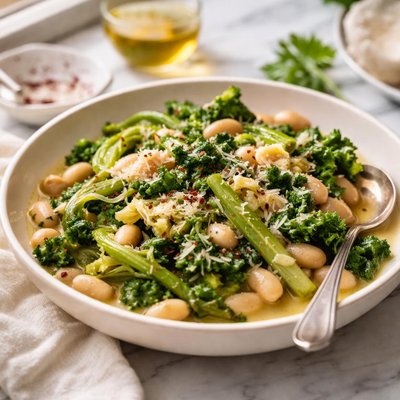 Image of Escarole with White Beans