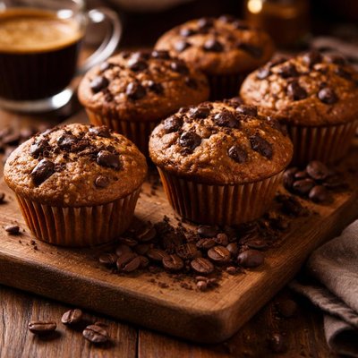 Image of Espresso Chocolate Chip Muffins
