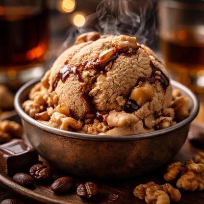 Image of Espresso Rum and Walnut Ice Cream
