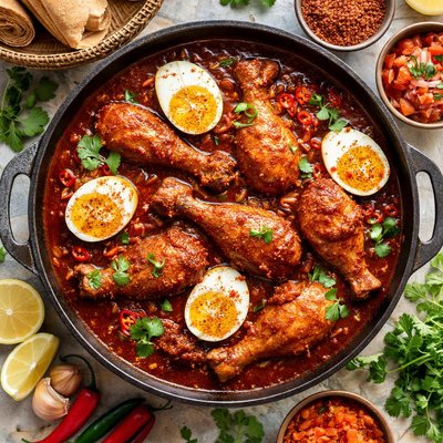 Image of Ethiopian Chicken Doro Wat Stew