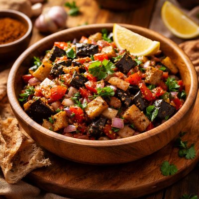Image of Ethiopian Eggplant Salad