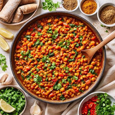 Image of Ethiopian Style Chickpea Stew
