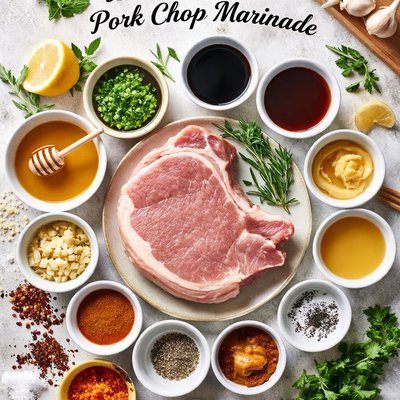 Image of Everything and the Kitchen Sink Pork Chop Marinade