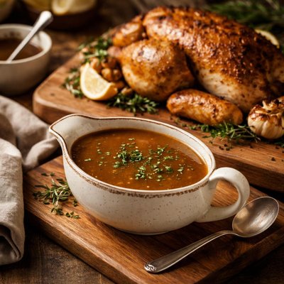 Image of Excellent Gravy for Roast Chicken
