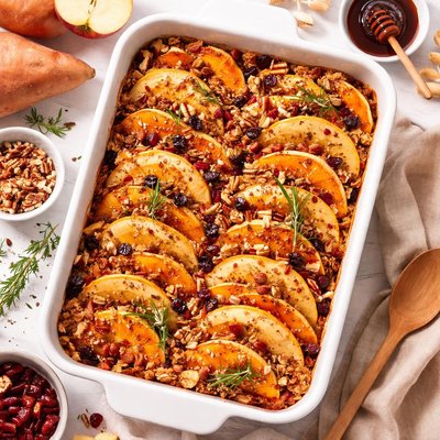 Image of Excellent Yam and Apple Casserole