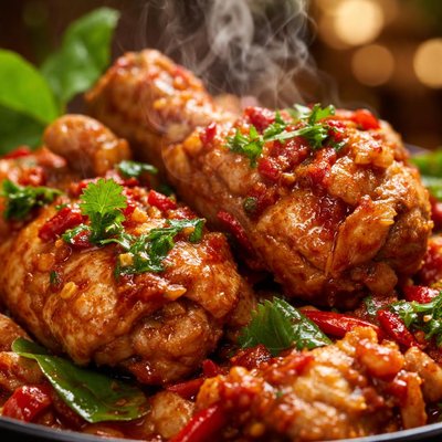 Image of Exotic Indonesian Style Chicken