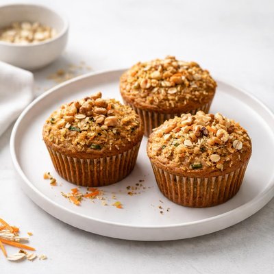Image of Exquisite Carrot Zucchini Muffins