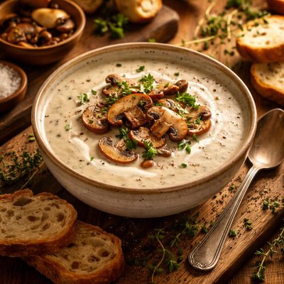 Image of Extra Creamy Mushroom Soup