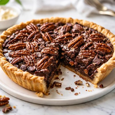 Image of Extra Rich Chocolate Pecan Pie