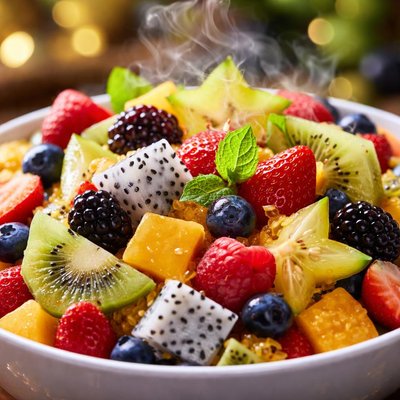 Image of Extravagant and Exotic Fruit Salad