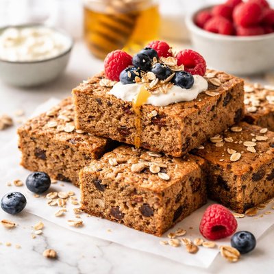 Image of Extreme Low Fat Buttermilk Bran Breakfast Squares