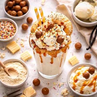 Image of Extreme Vanilla Malted Milkshake