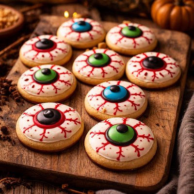 Image of Eyeball Cookies Halloween