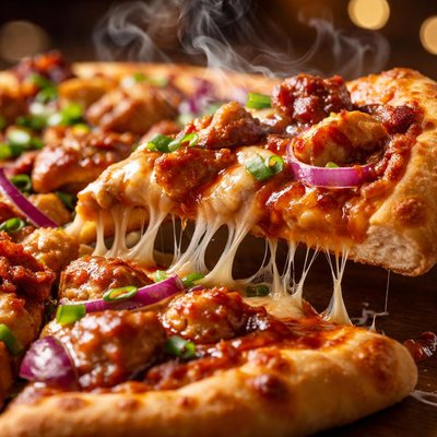 Image of Ez Cheezy Barbecue Pizza